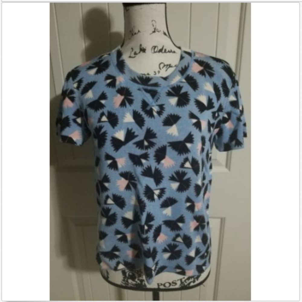 Marc by Marc Jacobs Blue W/ Pattern Rayon Cotton M
